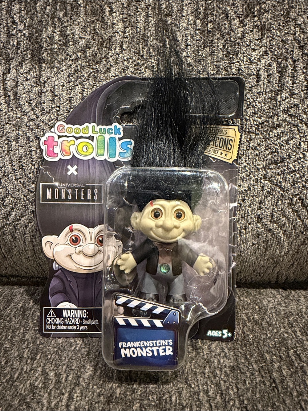 Good Luck Trolls Movie Icon Collectible Toy Complete Set Of 9 - Picture 9 of 10